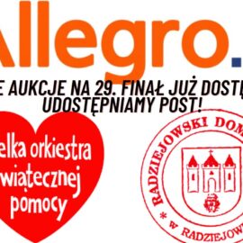 Aukcje RDK na WOŚP 2021 na serwisie allegro