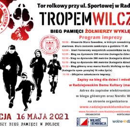 Program na IX edycje biegu Tropem Wilczym w Radziejowie