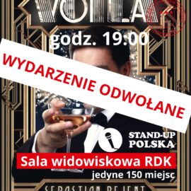 Stand-up Sebastiana Rejenta odwołany