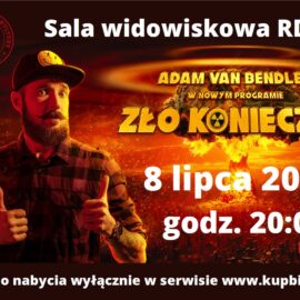 Adam Van Bendler ze swoim nowym programem „Zło konieczne”.