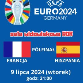 EURO 2024 -półfinał (9.07)