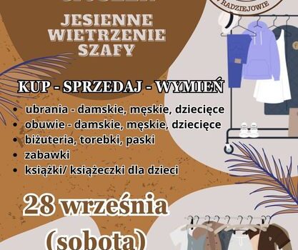 Jesienne Wietrzenie Szafy – 28 września 2024